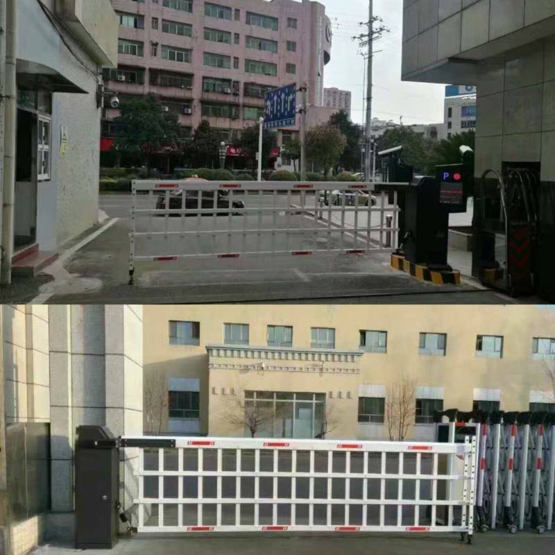 南京中置式道闸门、多层栅栏定制道闸